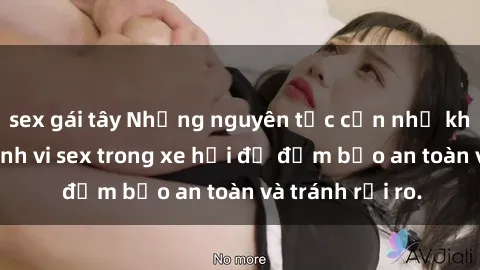 sex gái tây Những nguyên tắc cần nhớ khi thực hiện hành vi sex trong xe hơi để đảm bảo an toàn và tránh rủi ro.
